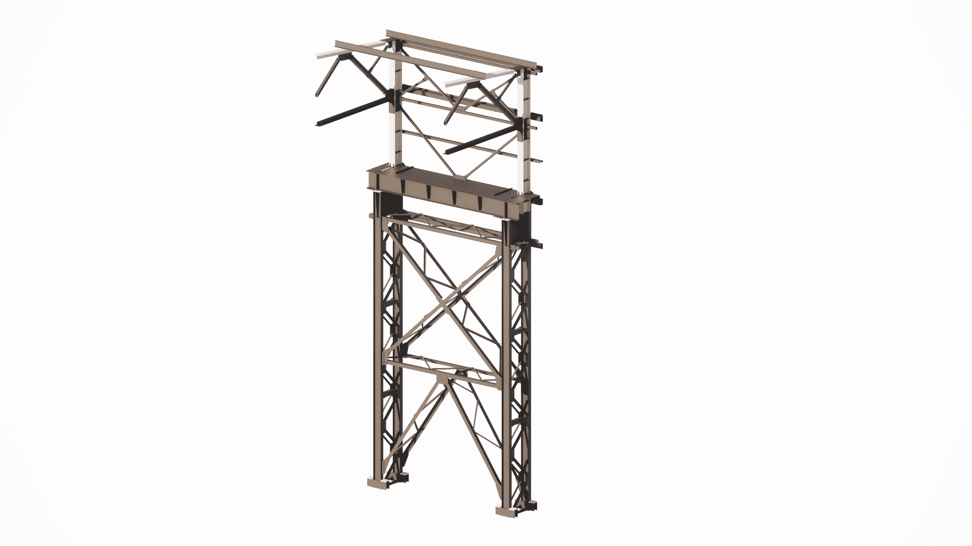 AISC-compliant shop drawings generation from the Tekla model for complex industrial steel structure