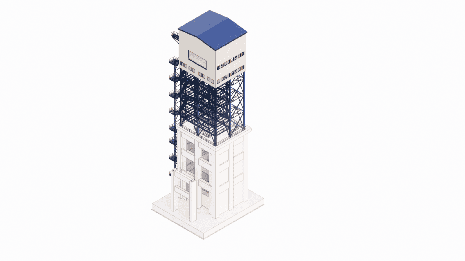 BIM modeling and structural analysis of robust conveyor truss systems  for optimal material flow