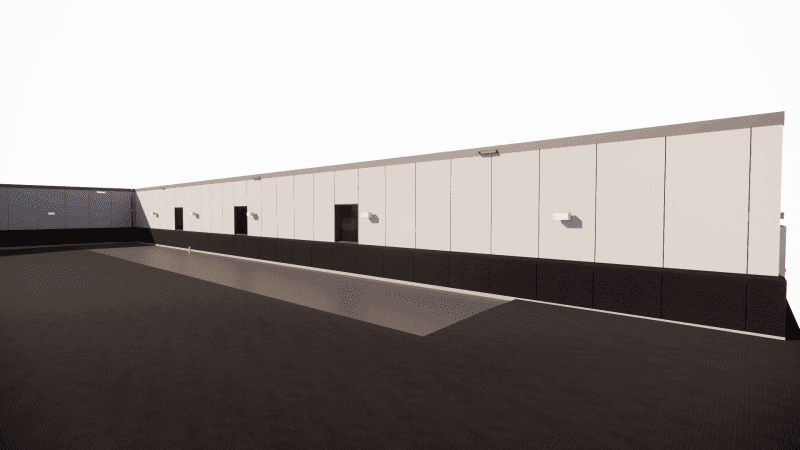 Precise modeling in Revit of concrete panels and steel framing connections