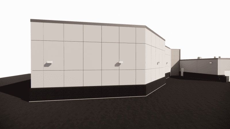 Structural detailing coordination for a Building with facade and its connections to the main steel frame
