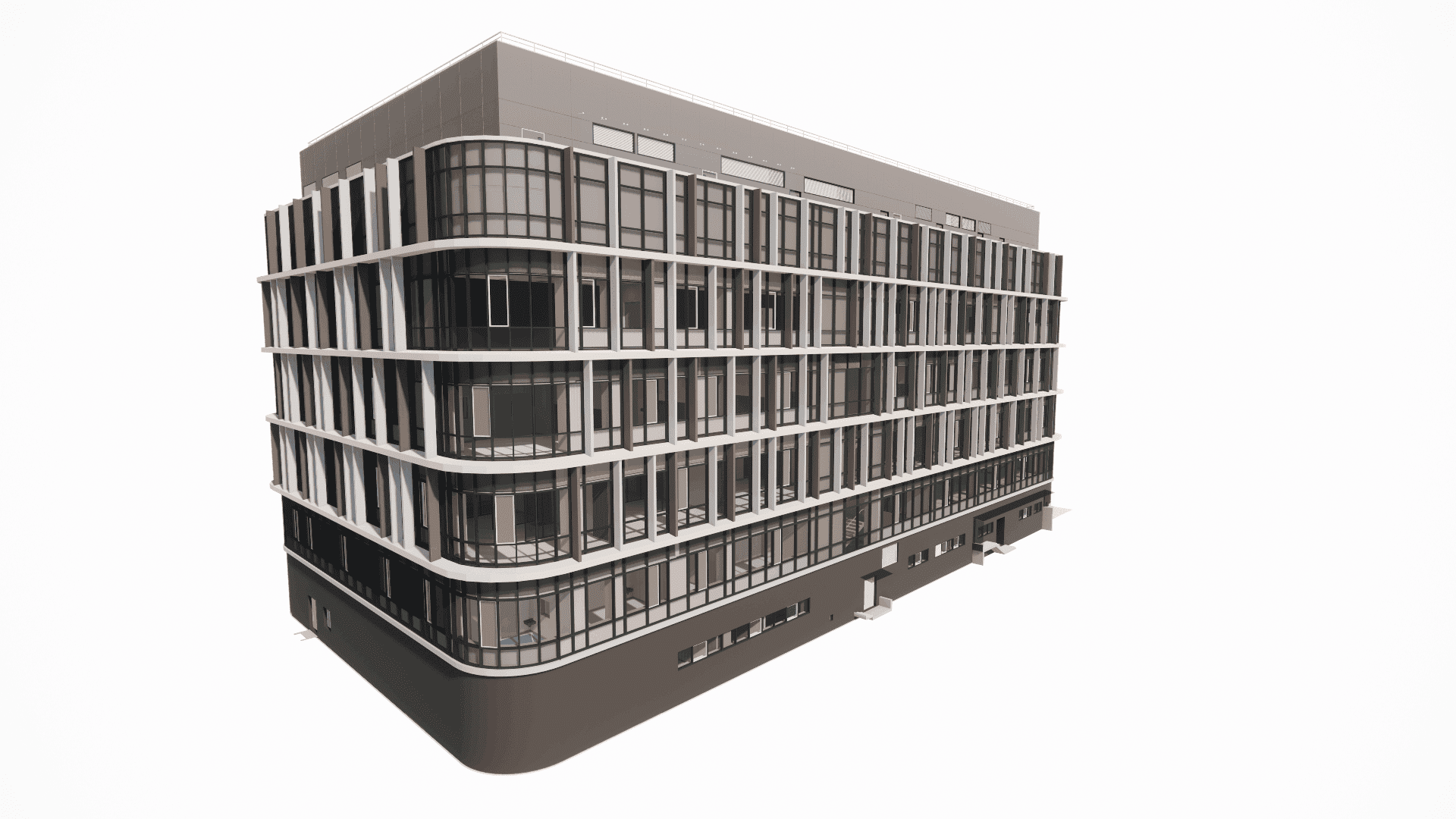 BIM detailing and coordination of UHPC window surround panels for an office building in the USA