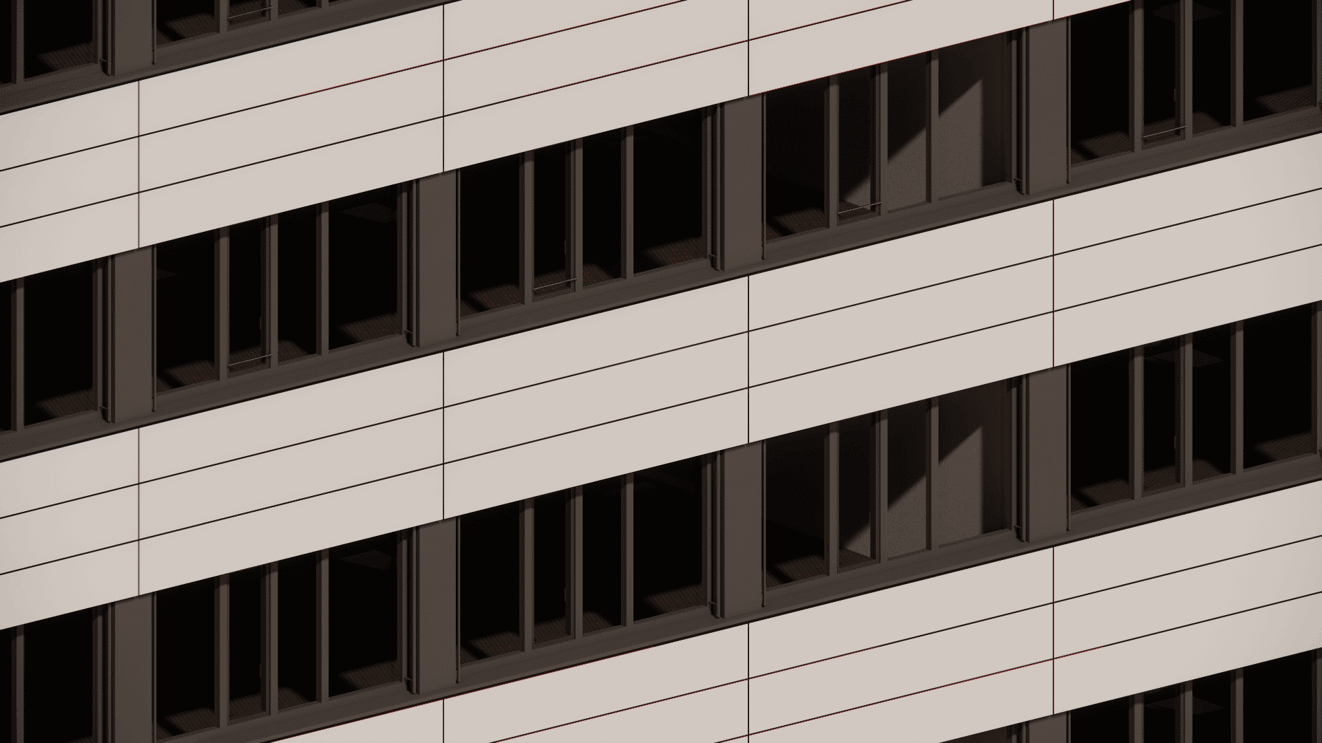 Design and detailing of flat precast concrete facade panels for a commercial building