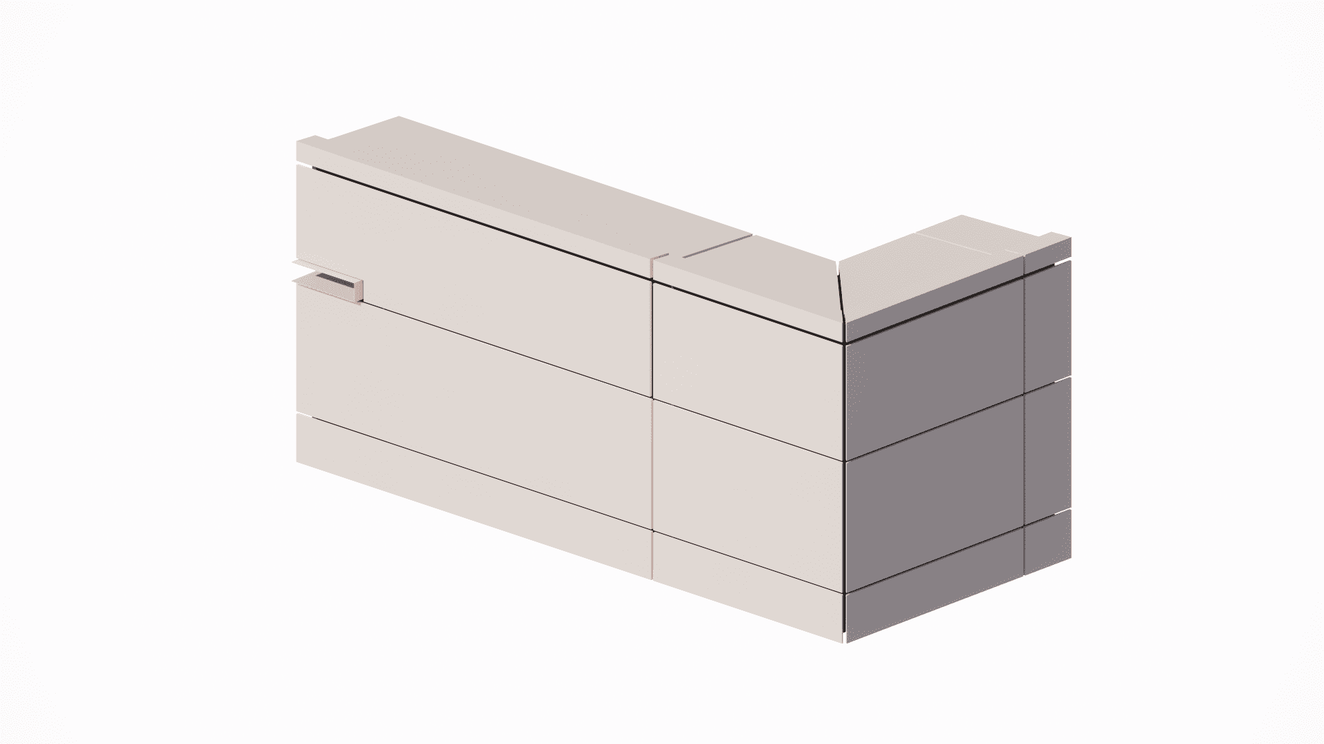 Corner joint detail for UHPC panels with drainage system