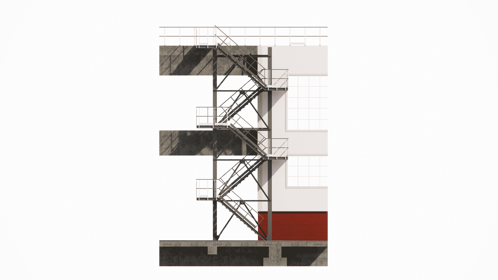 Design and structural analysis of folding and retractable stairs for specialized equipment