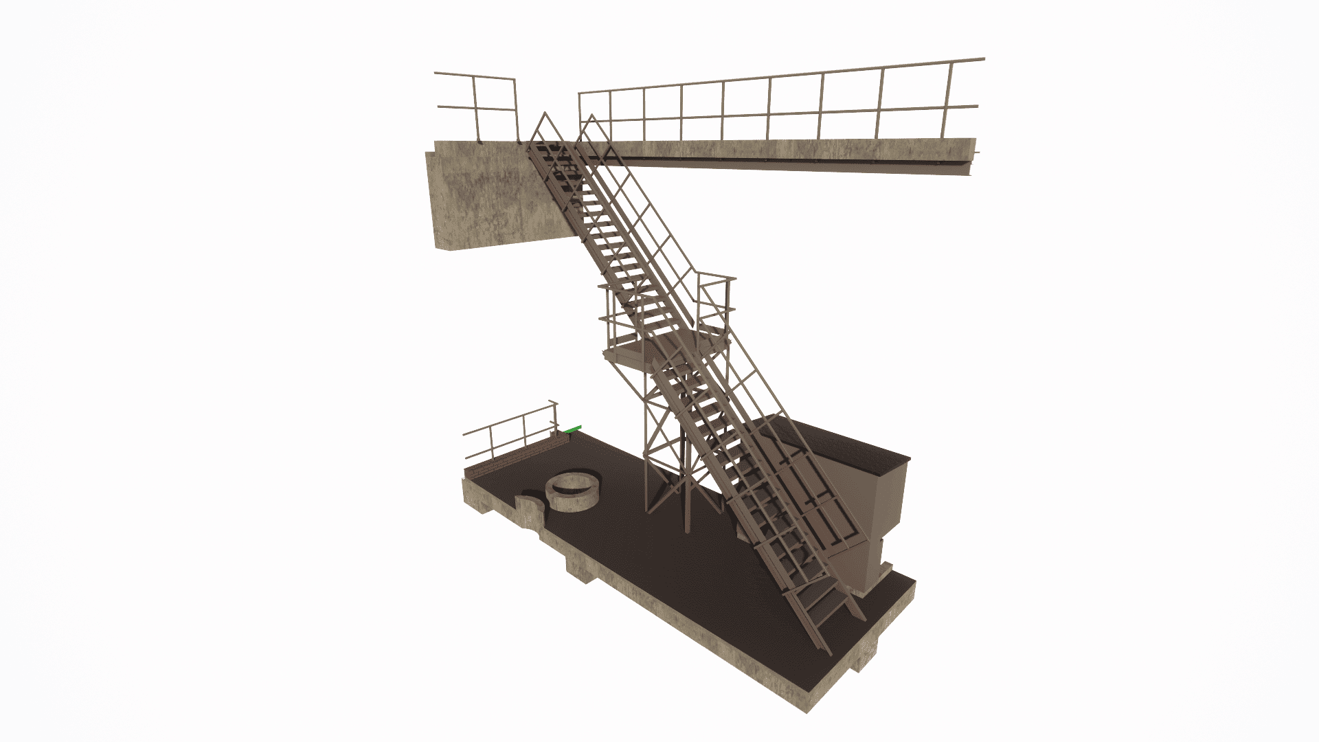 Structural calculation of modular steel stairs and platforms for temporary or permanent access